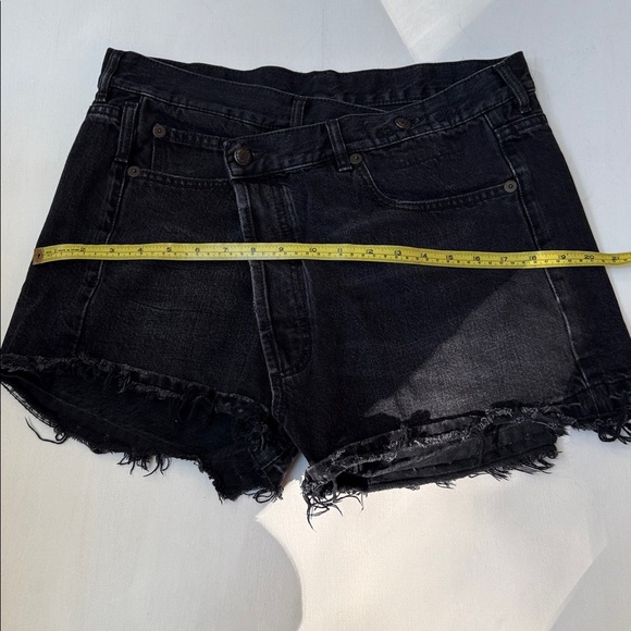 R13 Jake Crossover Denim Jean Shorts Sz 28 - Picture 9 of 9